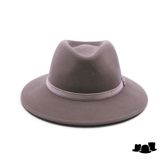 mayser traveller fedora rico wolvilt taupe bruin
