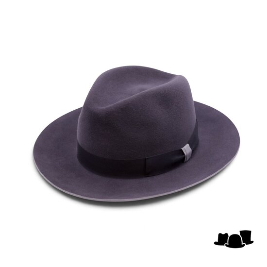 jos van dijck fedora pico haarvilt grey asfalto