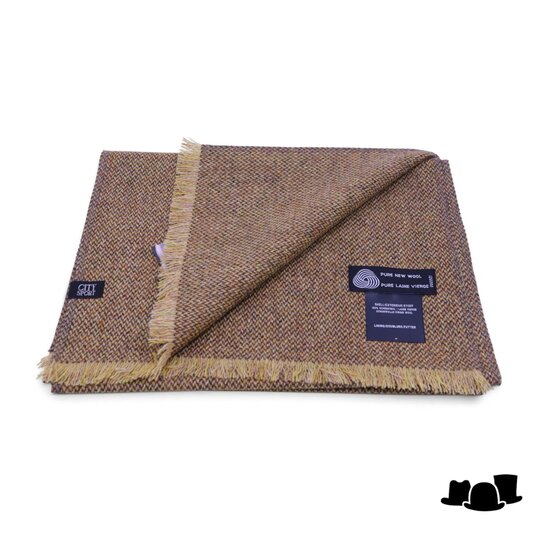 city sport sjaal scheerwol keper camel