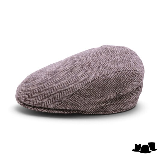 city sport ivy pet 92 merinowol visgraat taupe