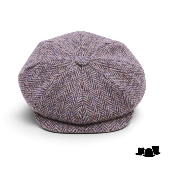 city sport ballonpet 121 harris tweed visgraat taupe
