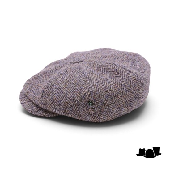 city sport ballonpet 121 harris tweed visgraat taupe