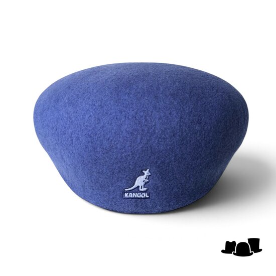 kangol flatcap 504 wool dazzling blue