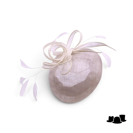 eigen atelier fascinator dopje offwhite
