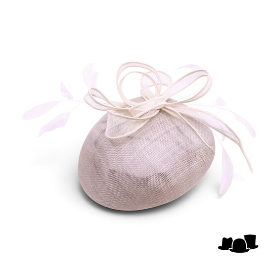 eigen atelier fascinator dopje offwhite