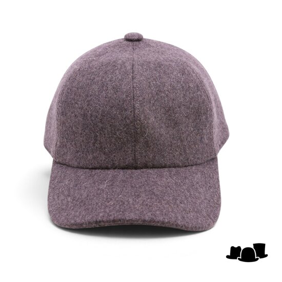 alfonso deste baseball cap wolmix taupe grijs