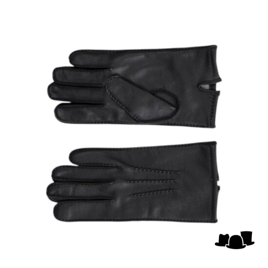 fiebig heren handschoenen geitenleder zwart