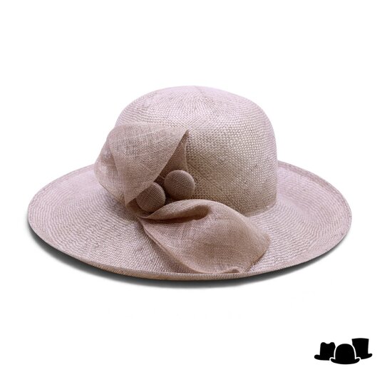 frasconi gelegenheidshoed olivia sisal golden beige