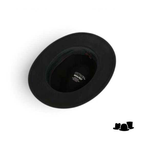 stetson traveller outdoor softfelt wool black