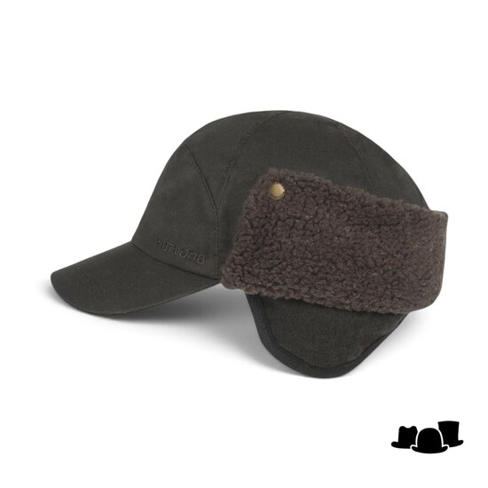 hatland timber wax outdoor pet met dubbele oorkleppen bruin
