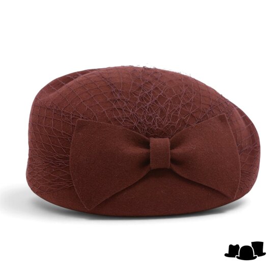 seeberger dopje voile strik nutmeg brown