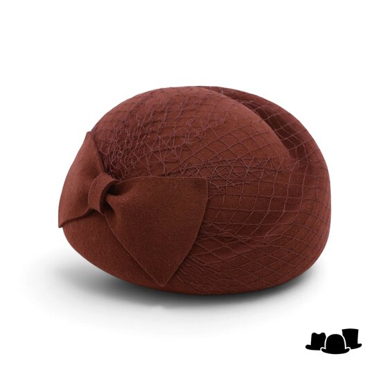 seeberger dopje voile strik nutmeg brown