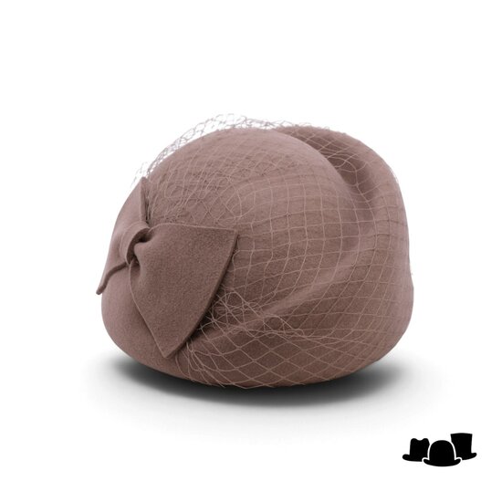 seeberger dopje voile strik rose beige