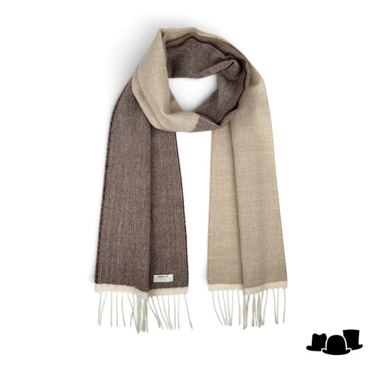 mcnutt of donegal irish wool scarf visgraat bergen