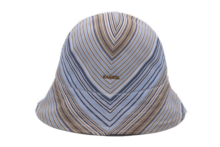 kangol bucket hat mix master polyester blue gold