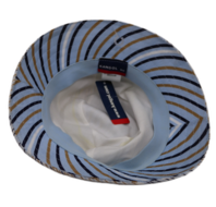 kangol bucket hat mix master polyester blue gold