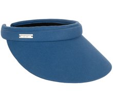 seeberger visor katoen steel blue