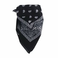 onkar bandana boeren zakdoek paisley donker blauw