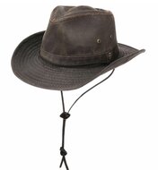 stetson outdoor fedora diaz katoenmix brown