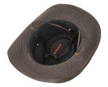 stetson outdoor fedora diaz katoenmix brown