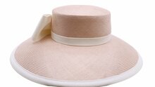 whiteley occasion hat wide brim parasisal charlotte calico and ivory