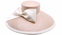 whiteley occasion hat wide brim parasisal charlotte calico and ivory