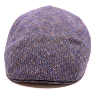 jos van dijck ivy pet split linnen mix donkerblauw multicolor