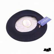 elosegui alpino baret model 12.5 merino wolvilt nero zwart