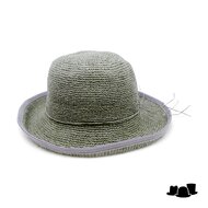 bedacht zomerhoed babbee crochet cellulosemix grasgroen