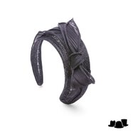 maddox occasion haarband sinamay en buntal zwart