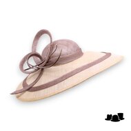 maddox occasion hat sigourney sinamay naturel en latte
