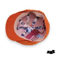 alfonso deste newsboy cap napoli katoen paisley oranje