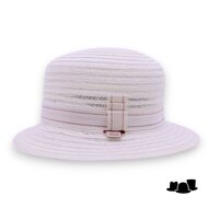 bedacht zomer cloche hoed seymour hennepmix white