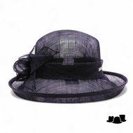 seeberger gelegenheidshoed marielle sinamay black