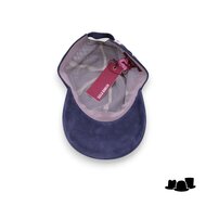 alfonso deste baseball cap suede pinhole navy
