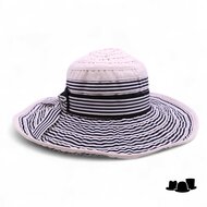 bedacht zomer flaphoed glocke katoenmix black and nude