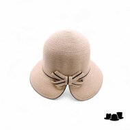 bedacht zomer hoed aline cellulose beige