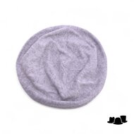 seeberger knitted baret katoen light grey