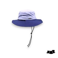 seeberger outdoor hoed met kinkoord katoen shades of blue
