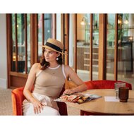bronte zomerhoed matelot cellulosemix naturel zwart