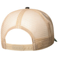 stetson trucker cap heavy weight tan and blue