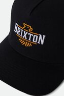 brixton trucker cap skywind black
