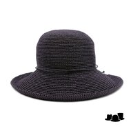 seeberger zomerhoed billie crochet cellulose zwart