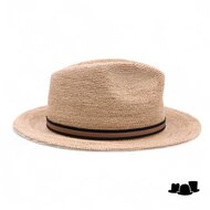 borsalino fedora argentina crochet fine raffia naturel