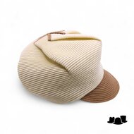 bedacht zomerpet lacy cellulose beige en camel