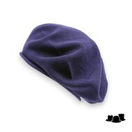 parkhurst knitted baret katoen navy