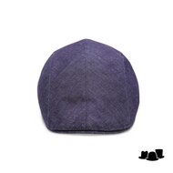 jos van dijck ivy pet split katoen denim blauw