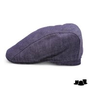 jos van dijck ivy pet split katoen denim blauw