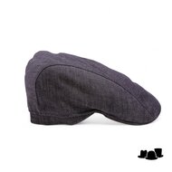 jos van dijck ivy pet split katoen denim black
