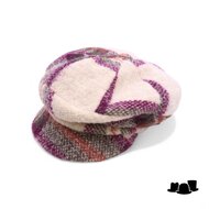 bedacht ballonpet urana wolmix creme magenta groen